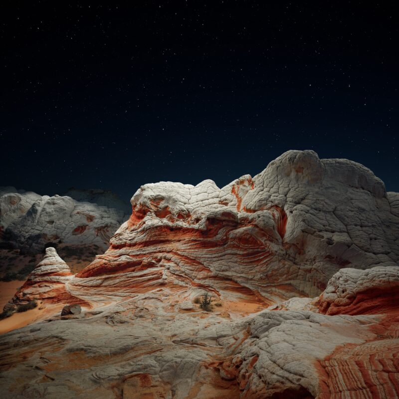Vermilion Cliffs: Desert Nocturne 4K 5K Wallpaper
