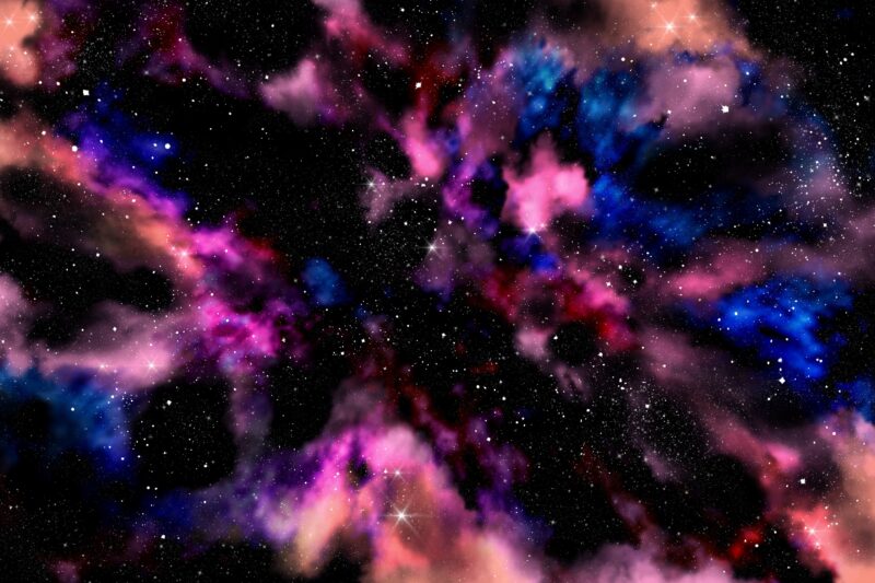 Cosmic Explosion of Color 4K Wallpaper