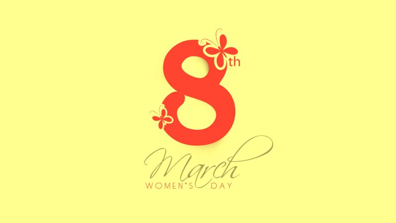 Celebrate Women's Day 8th March 4K 5K 8K Wallpaper