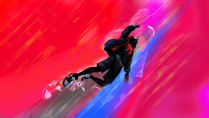 Miles Morales: Soaring Spider-Man Wallpaper