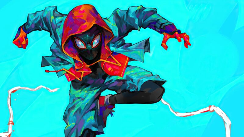 Miles Morales: Spider-Verse Swing 4K Wallpaper