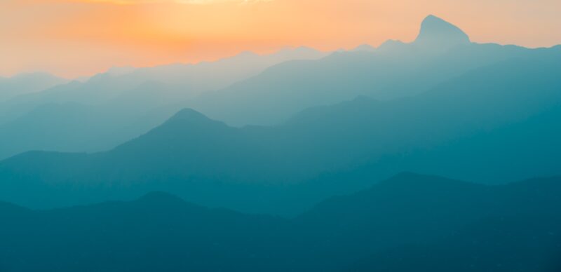 Brazil's Misty Mountain Sunrise 4K 5K Wallpaper