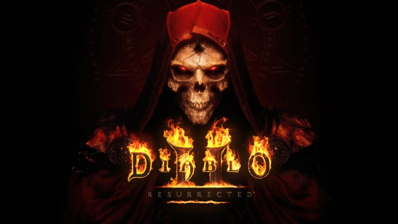 Diablo II: Resurrected - Skeletal Hellscape 4K Wallpaper