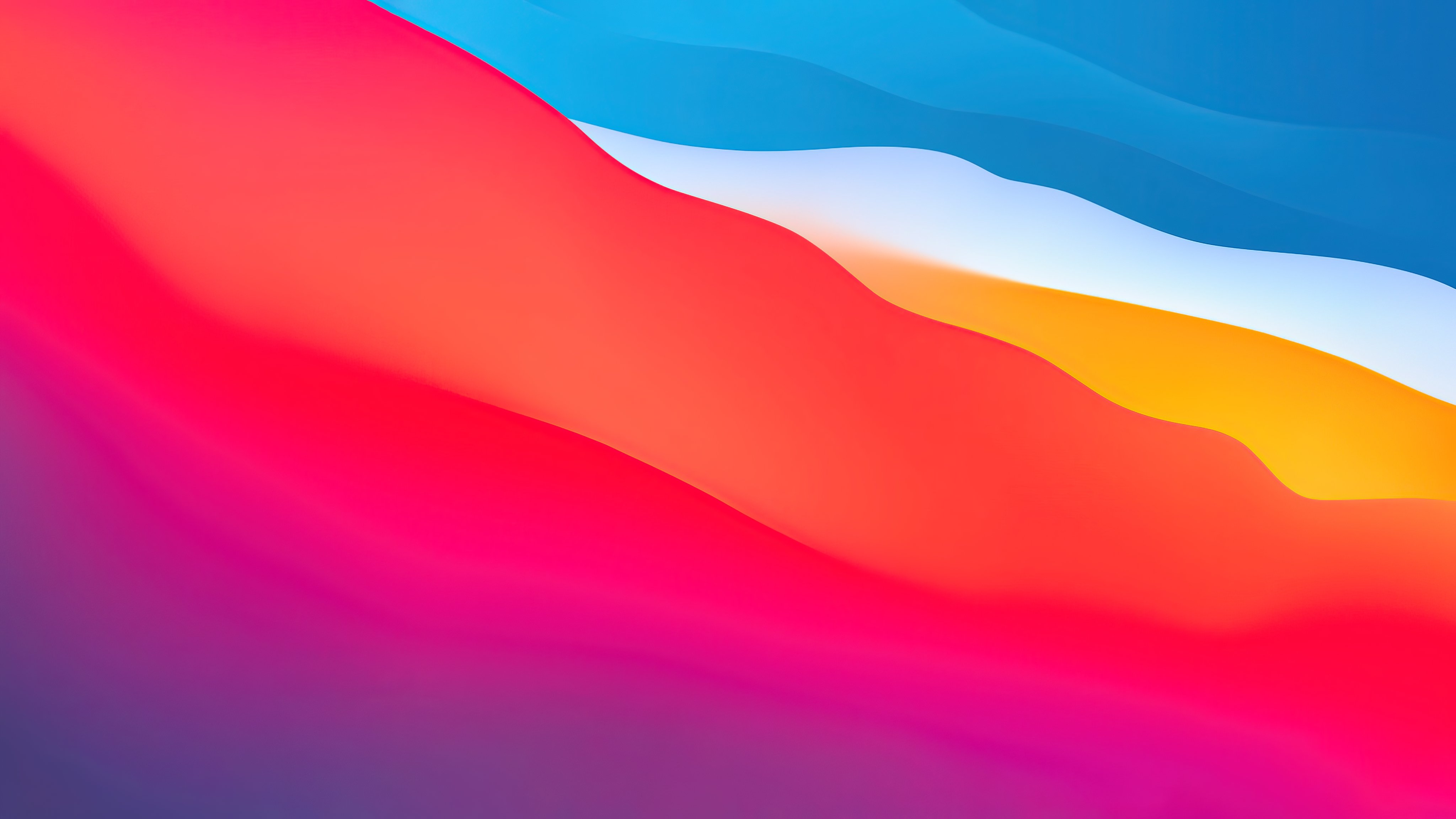 Big Sur Waves: Apple's Colorful Horizon 4K Wallpaper