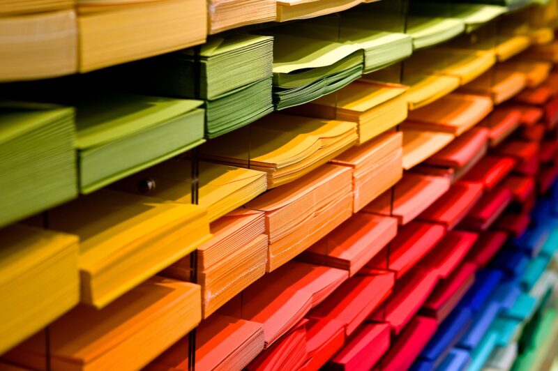 Colorful Papers for School Supplies 4K 5K Wallpaper