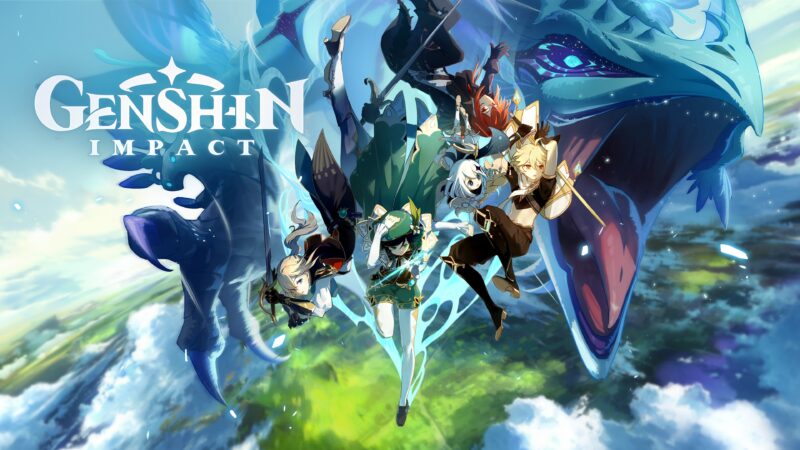 Genshin Impact: Celestial Adventurers 4K Wallpaper