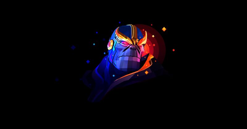 Thanos: Infinity Gauntlet Pixel Rage 4K Wallpaper
