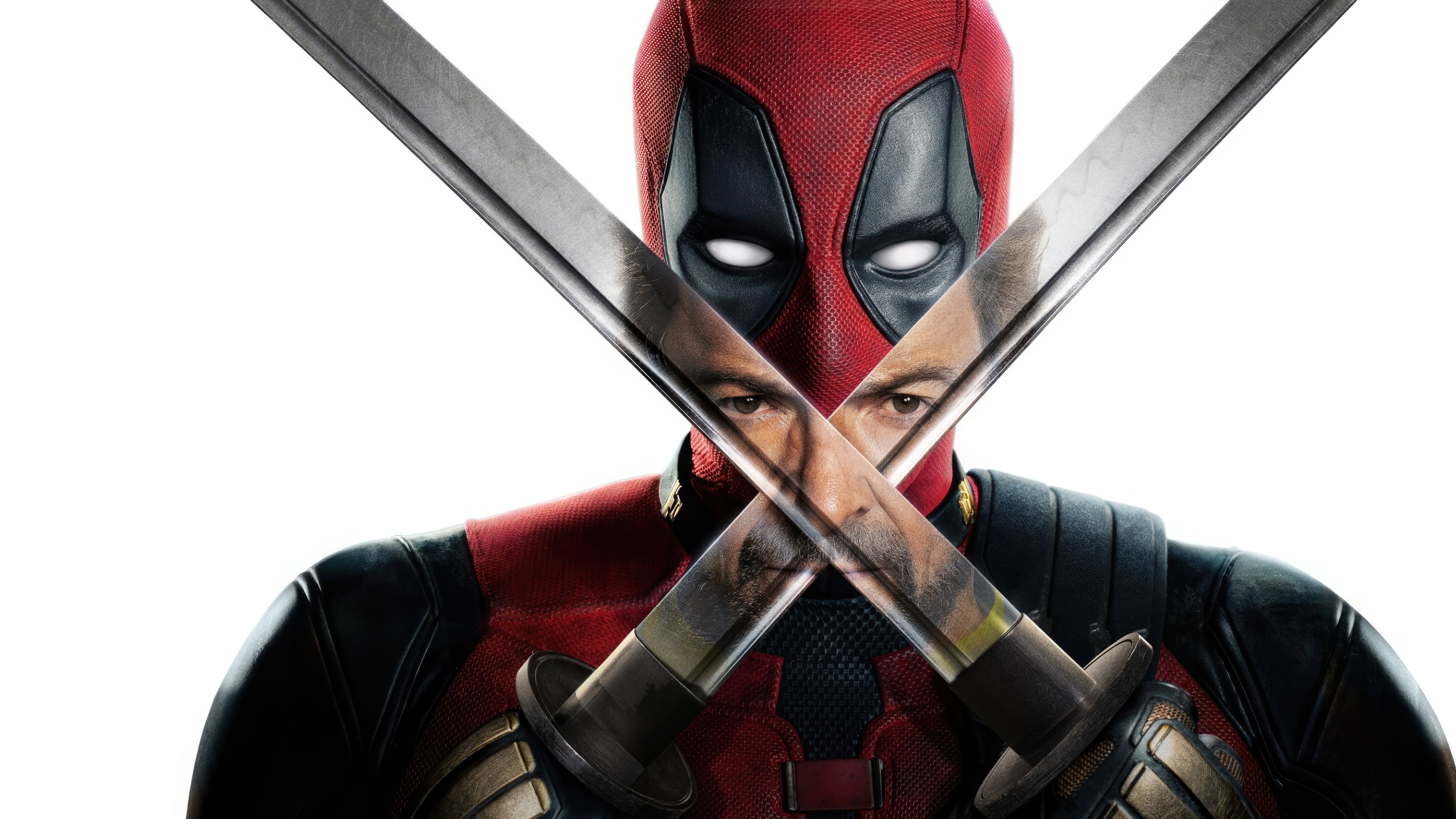 Deadpool & Wolverine: Blade-Crossed Heroes 4K 5K Wallpaper