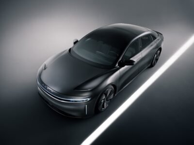 Lucid Air Grand Touring: Stealth Elegance 4K 5K Wallpaper