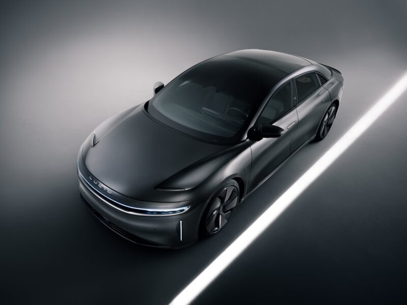 Lucid Air Grand Touring: Stealth Elegance 4K 5K Wallpaper