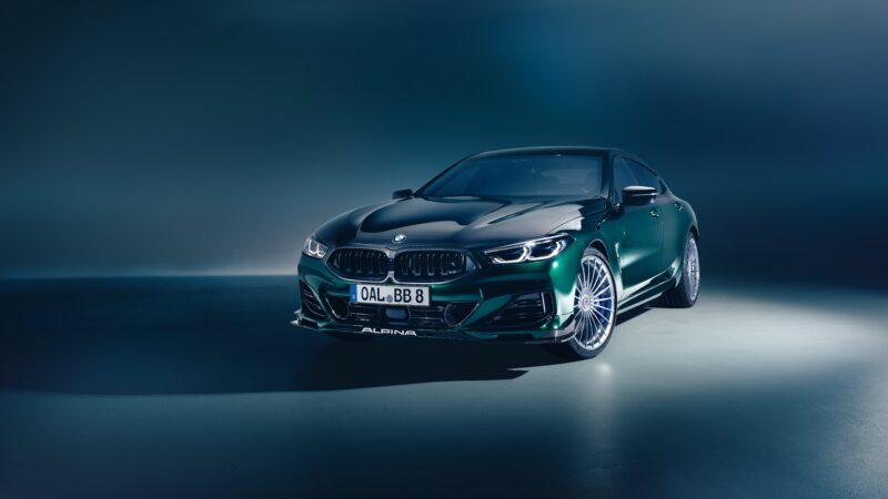 Alpina B8 GT: Midnight Green Elegance 4K 5K 8K Wallpaper