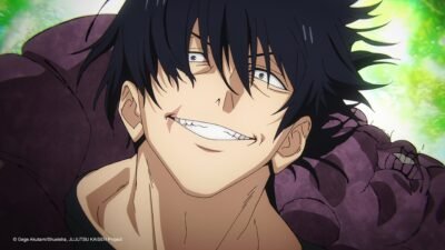 Toji Fushiguro: Sinister Grin 4K Wallpaper