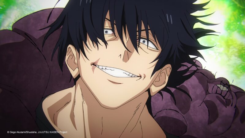 Toji Fushiguro: Sinister Grin 4K Wallpaper