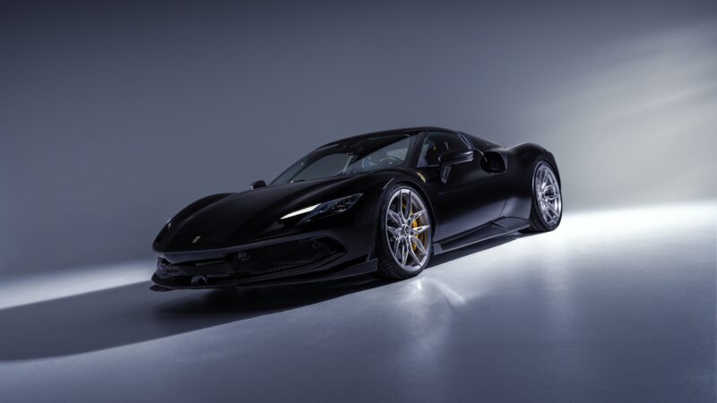 Novitec Ferrari 296 GTB: Dark Elegance 4K 5K 8K Wallpaper