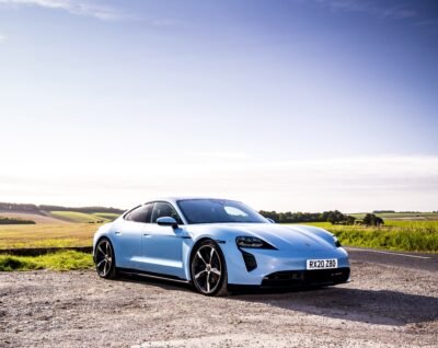 Porsche Taycan 4S: Electrifying Elegance on Wheels 4K 5K Wallpaper