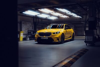 Stunning Yellow BMW M5 with Performance Upgrades 4K 5K 8K Wallpaper