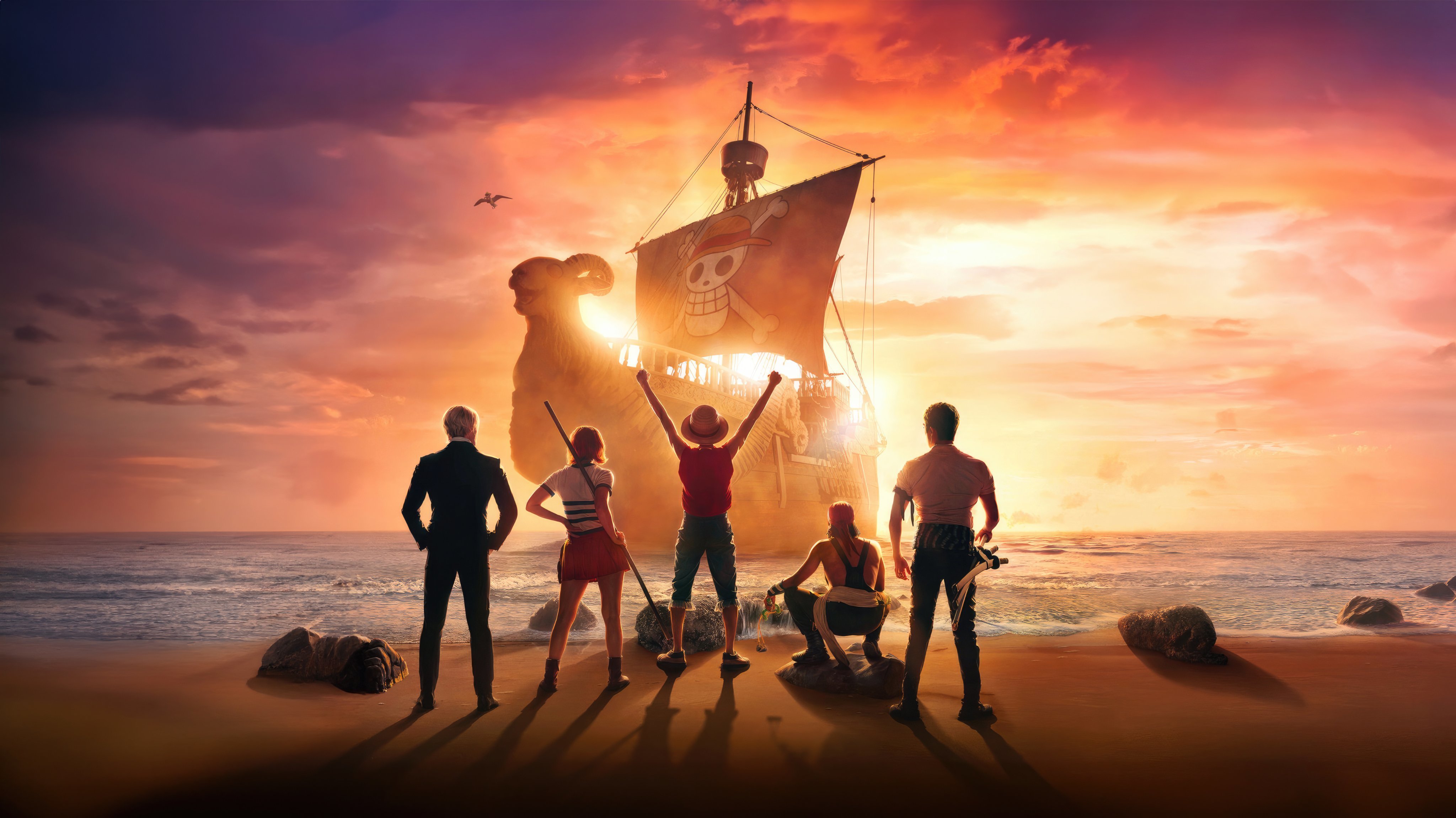 One Piece: Pirates Set Sail 4K Wallpaper