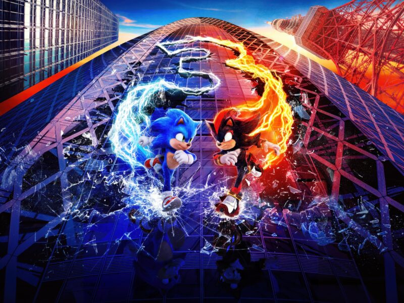 Sonic vs Shadow: Elemental Clash 4K 5K Wallpaper
