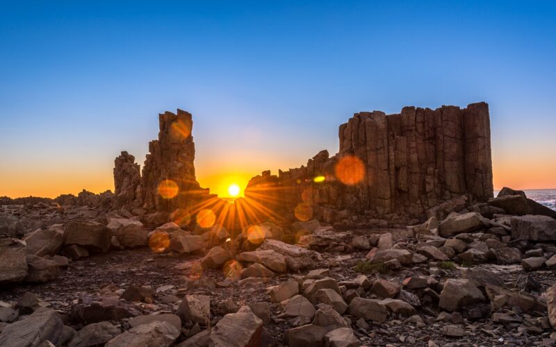 Bombo Quarry: Sunrise Magic Down Under 4K 5K Wallpaper