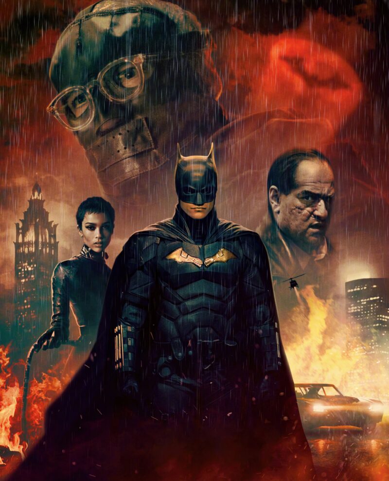 The Batman: Dark Gotham Vengeance 4K Wallpaper