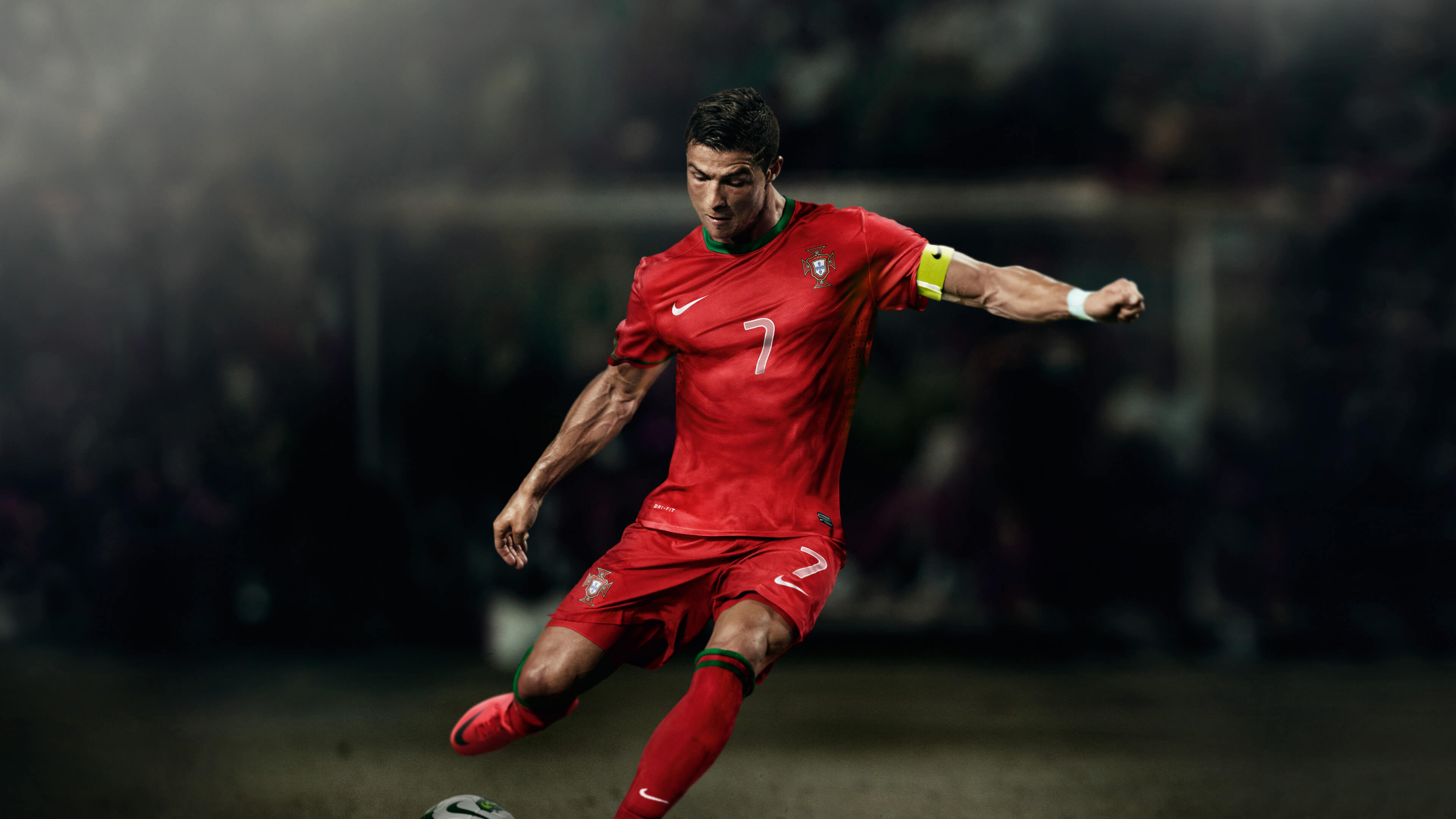 Cristiano Ronaldo: Portugal's Football Maestro 4K Wallpaper