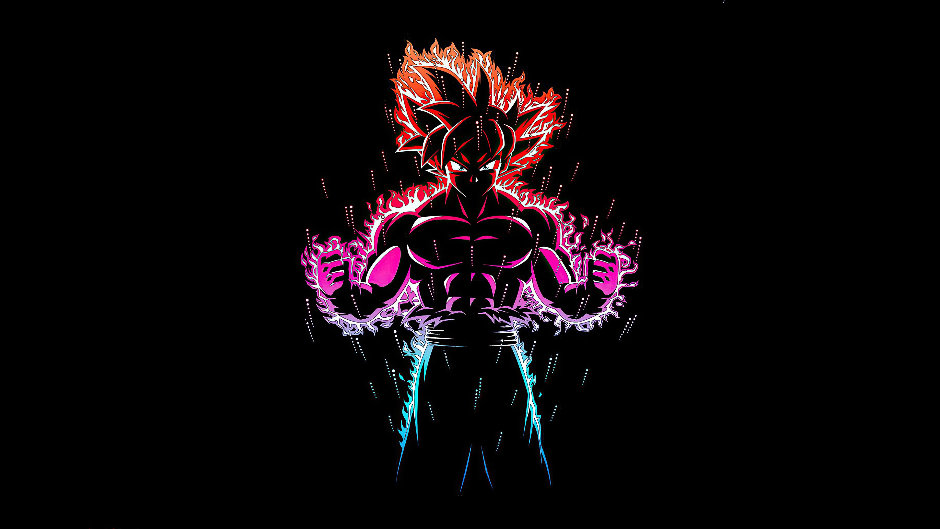 Ultra Instinct Goku: Cosmic Power Unleashed 4K Wallpaper