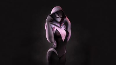Spider-Gwen: Hooded Urban Vigilante 4K Wallpaper