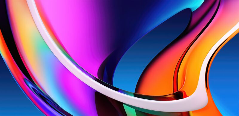 iMac Dreams: Colorful Retina Elegance 4K 5K Wallpaper