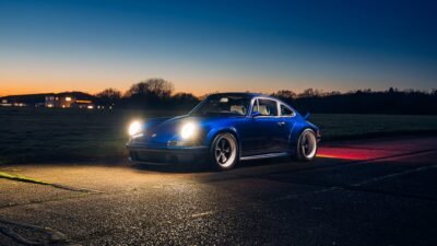 Singer 911: Twilight Restomod Elegance 4K Wallpaper