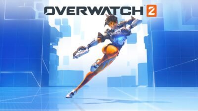 Tracer Leaps into Overwatch 2 Action 4K Wallpaper
