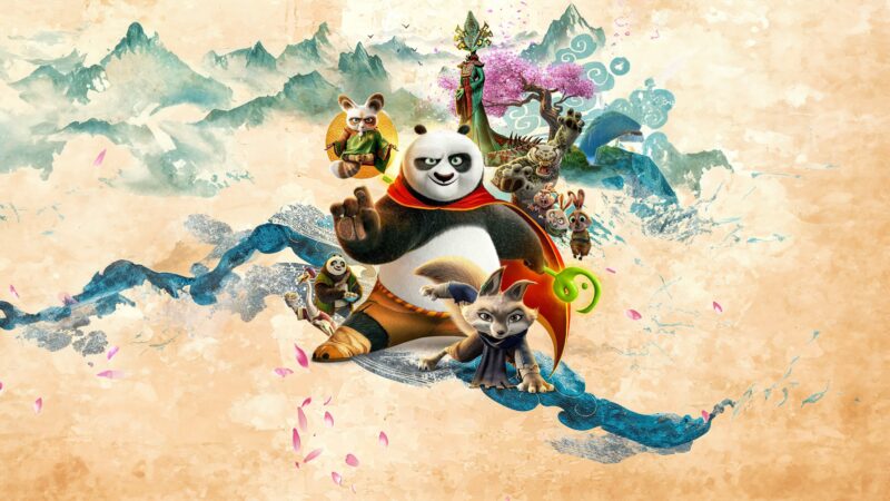 Kung Fu Panda 4: Cosmic Warrior Adventure 4K 5K Wallpaper