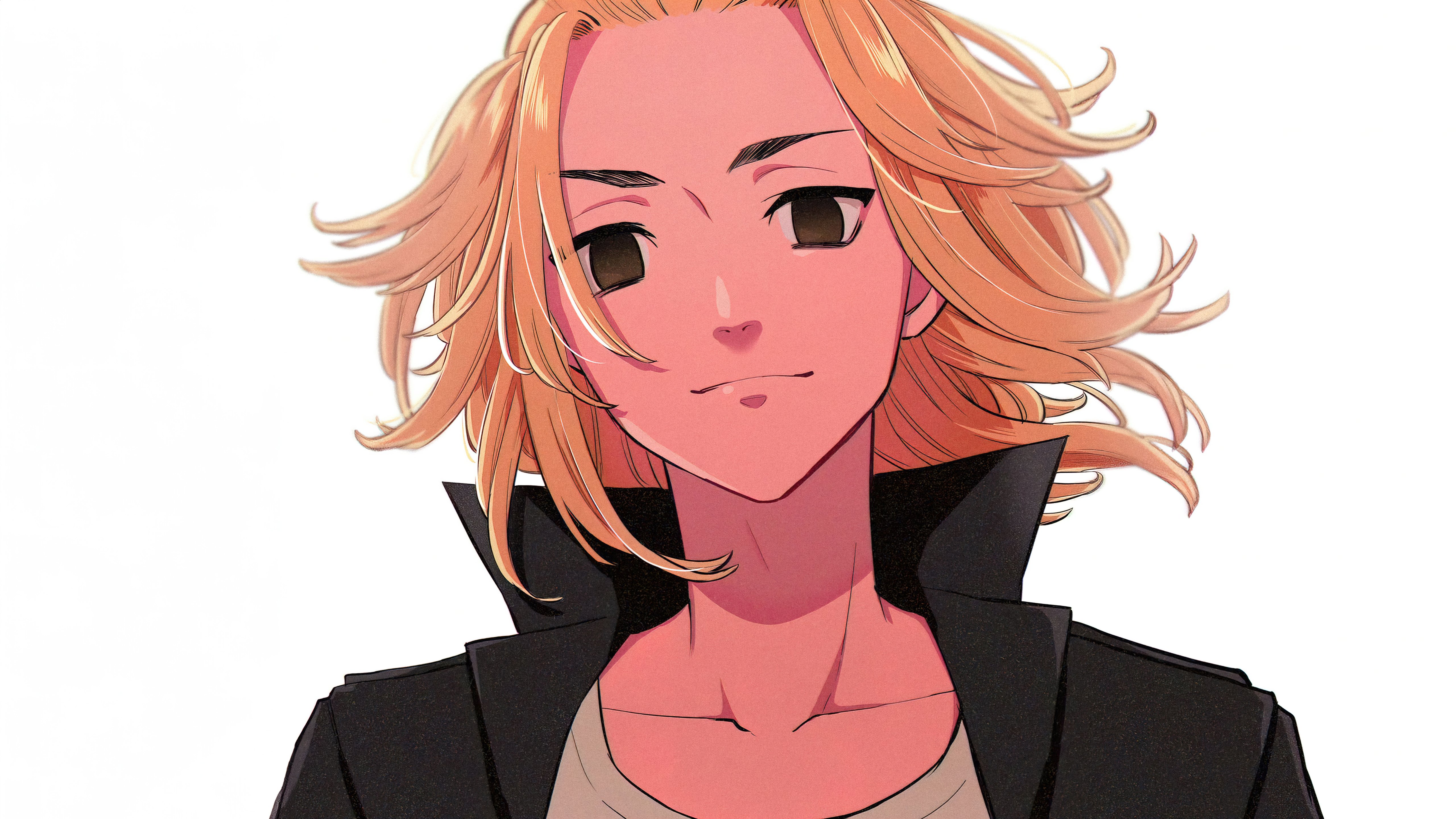 Manjiro Sano: Windy Anime Portrait 4K 5K Wallpaper