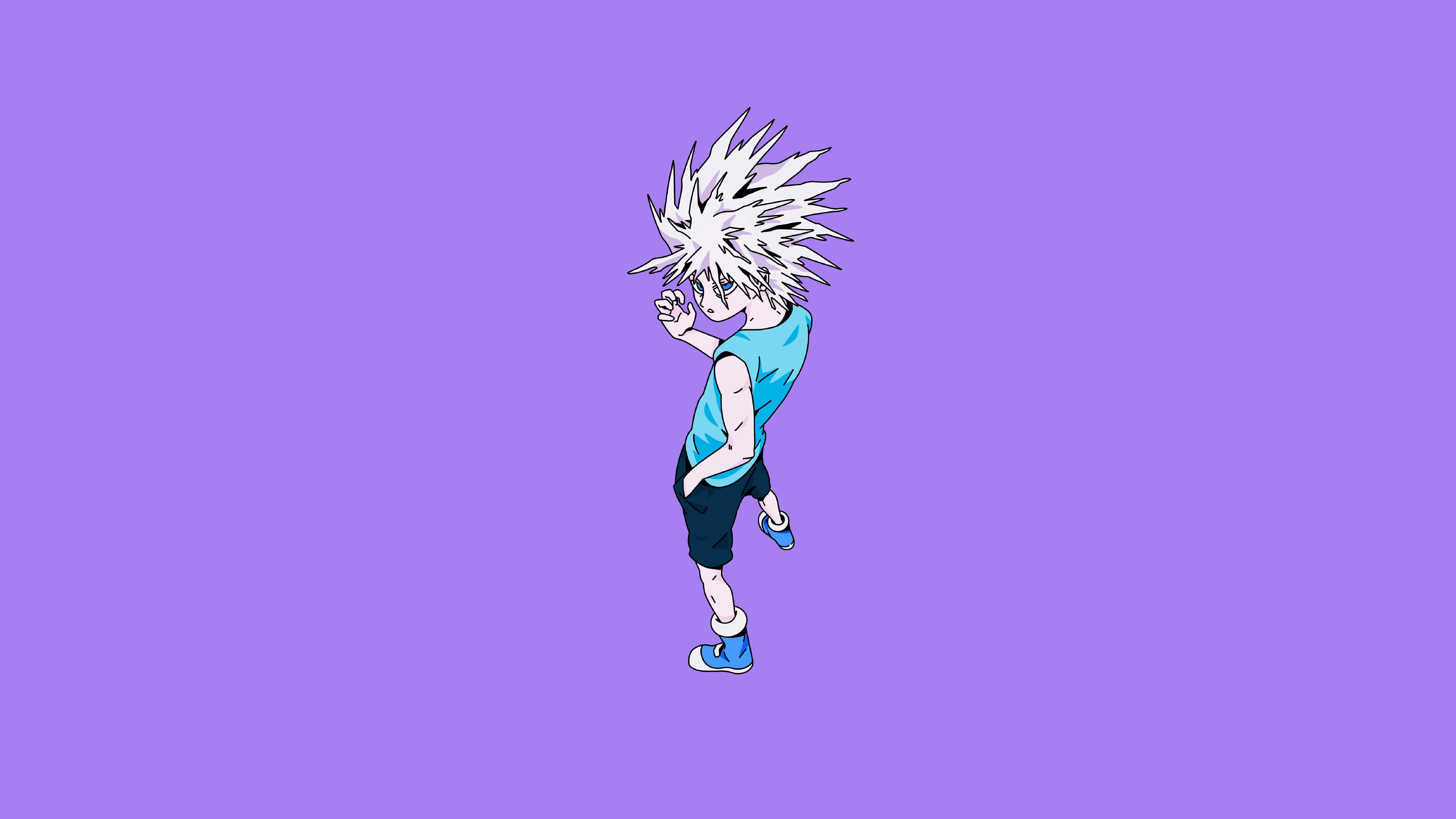Killua: Electrifying Hunter 4K 5K 8K Wallpaper
