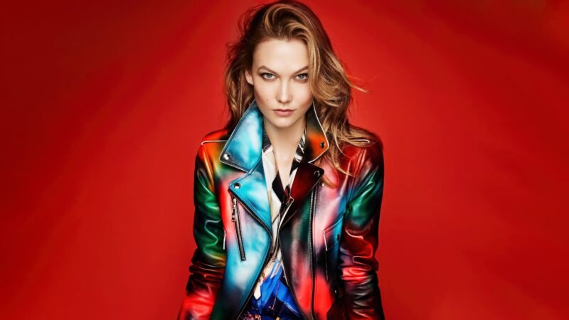 Karlie Kloss: Bold Colors, Fierce Pose 4K 5K Wallpaper