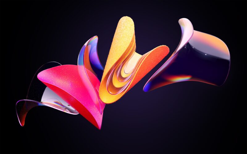 Windows 11 Flow: Dark Mode Abstract Art 4K Wallpaper