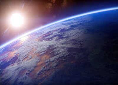 Earth's Celestial Dance 4K 5K Wallpaper