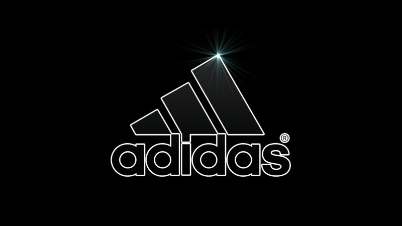 Adidas Logo: Sleek Digital Minimalism 4K 5K Wallpaper