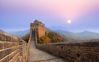 Jinshanling Great Wall at Sunrise 4K 5K Wallpaper