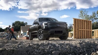 Ford F-150 Lightning Pro: Electric Workhorse 4K 5K Wallpaper