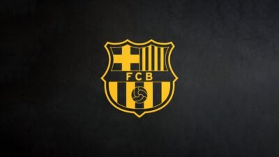 FC Barcelona Iconic Shield 4K 5K Wallpaper