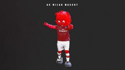AC Milan Mascot: Devil's Pitch Dance 4K 5K Wallpaper