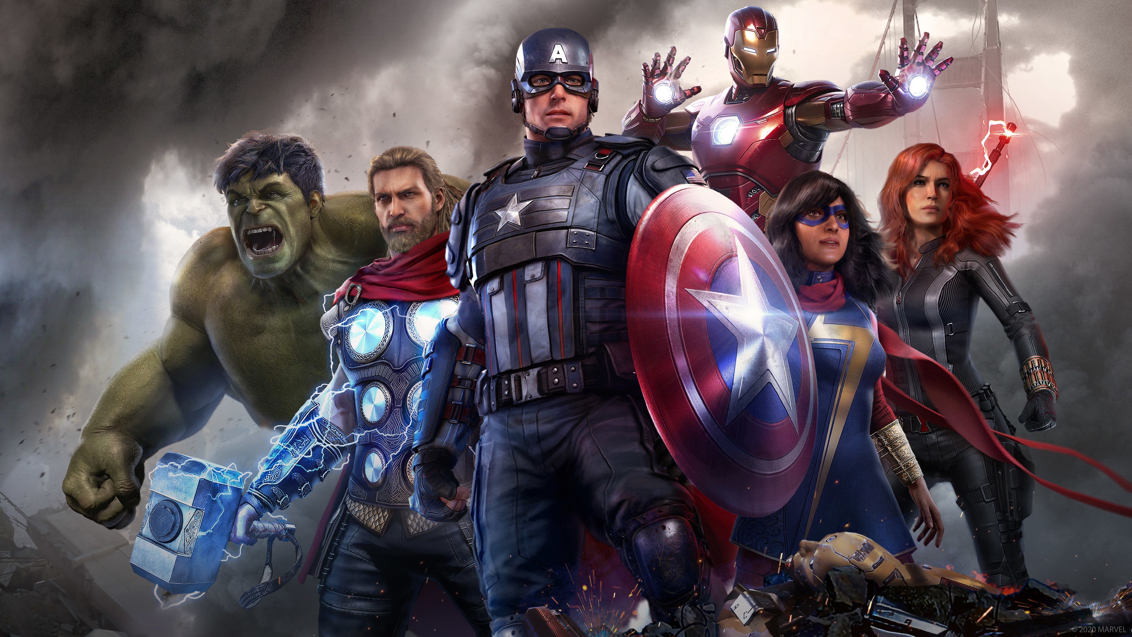 Marvel's Avengers: Epic Superhero Action 4K Wallpaper