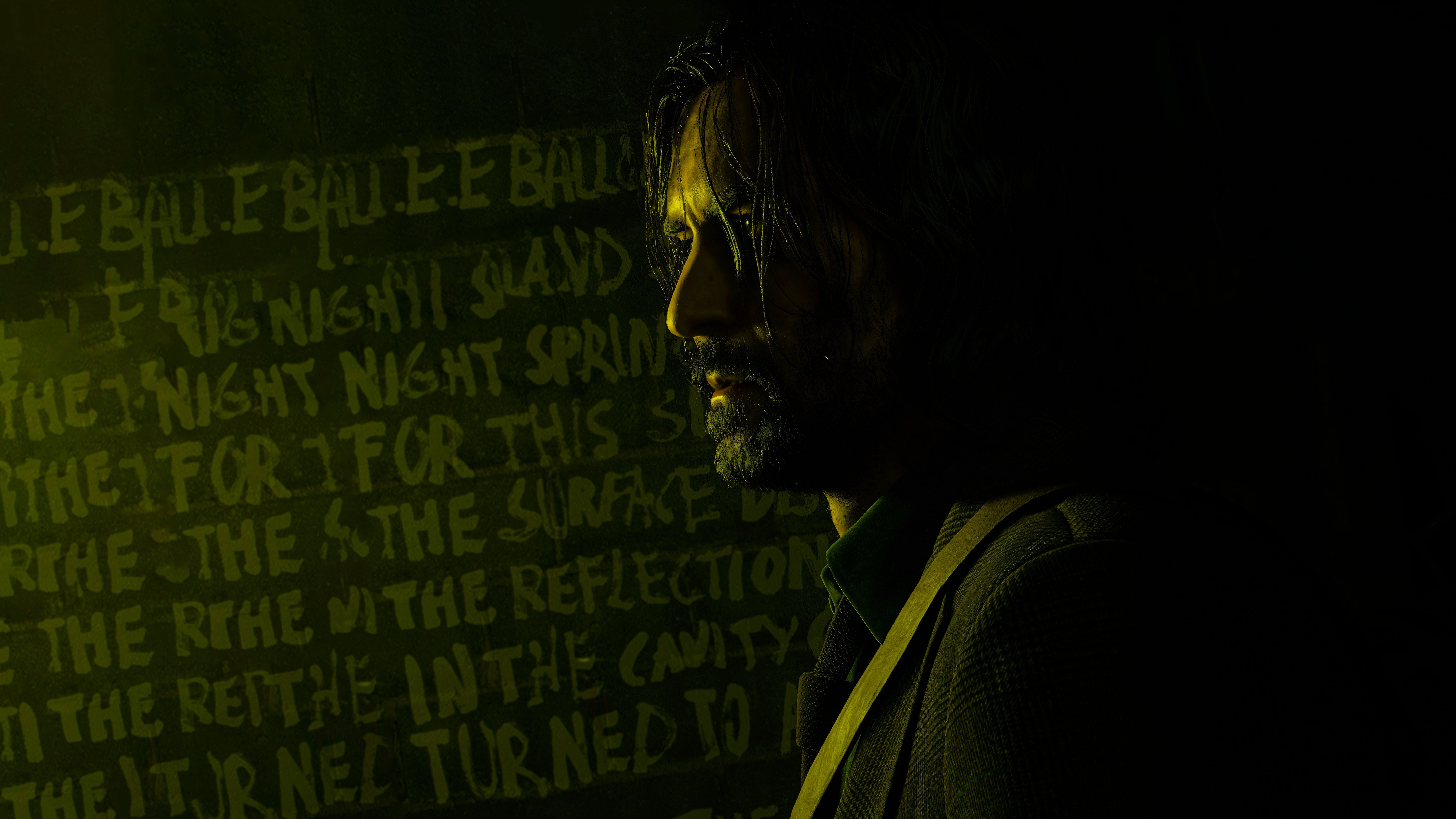 Saga's Shadows: Alan Wake 2 Mystery 4K 5K 8K Wallpaper