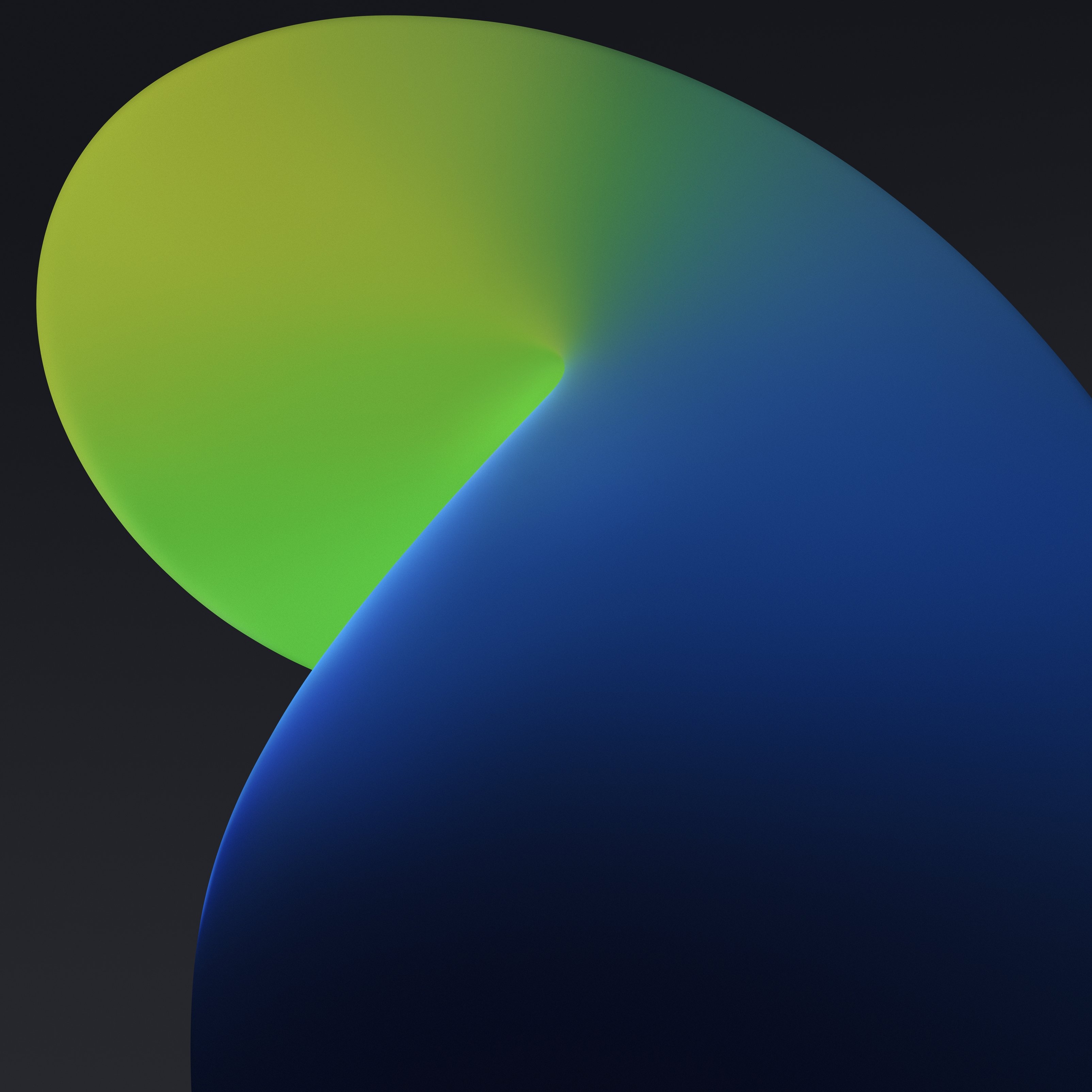 iPadOS Midnight Curve Wallpaper