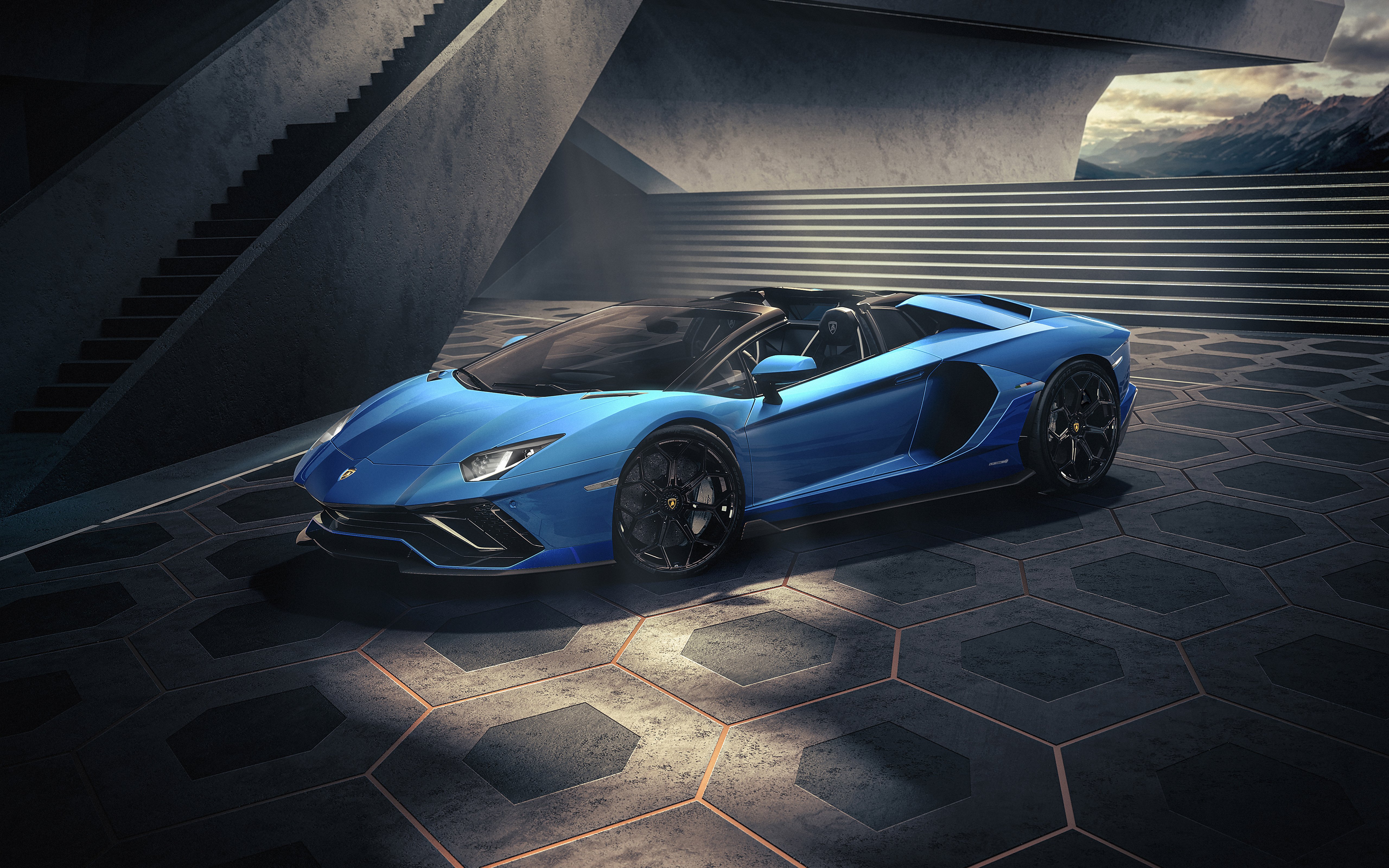 Aventador Ultimae: Lamborghini's Roadster Masterpiece 4K 5K Wallpaper