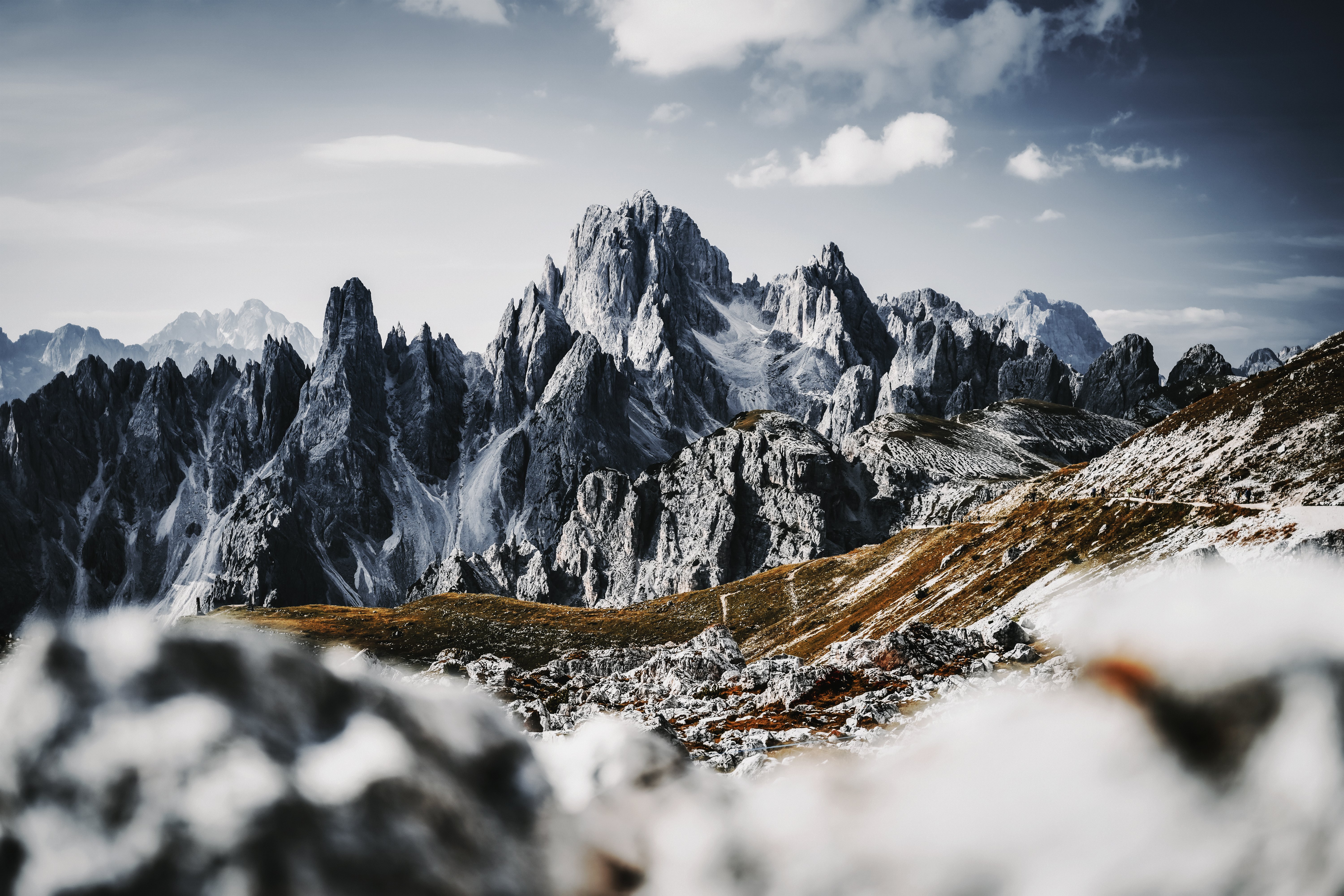 Cadini di Misurina: Rocky Peaks of Dolomites 4K 5K Wallpaper