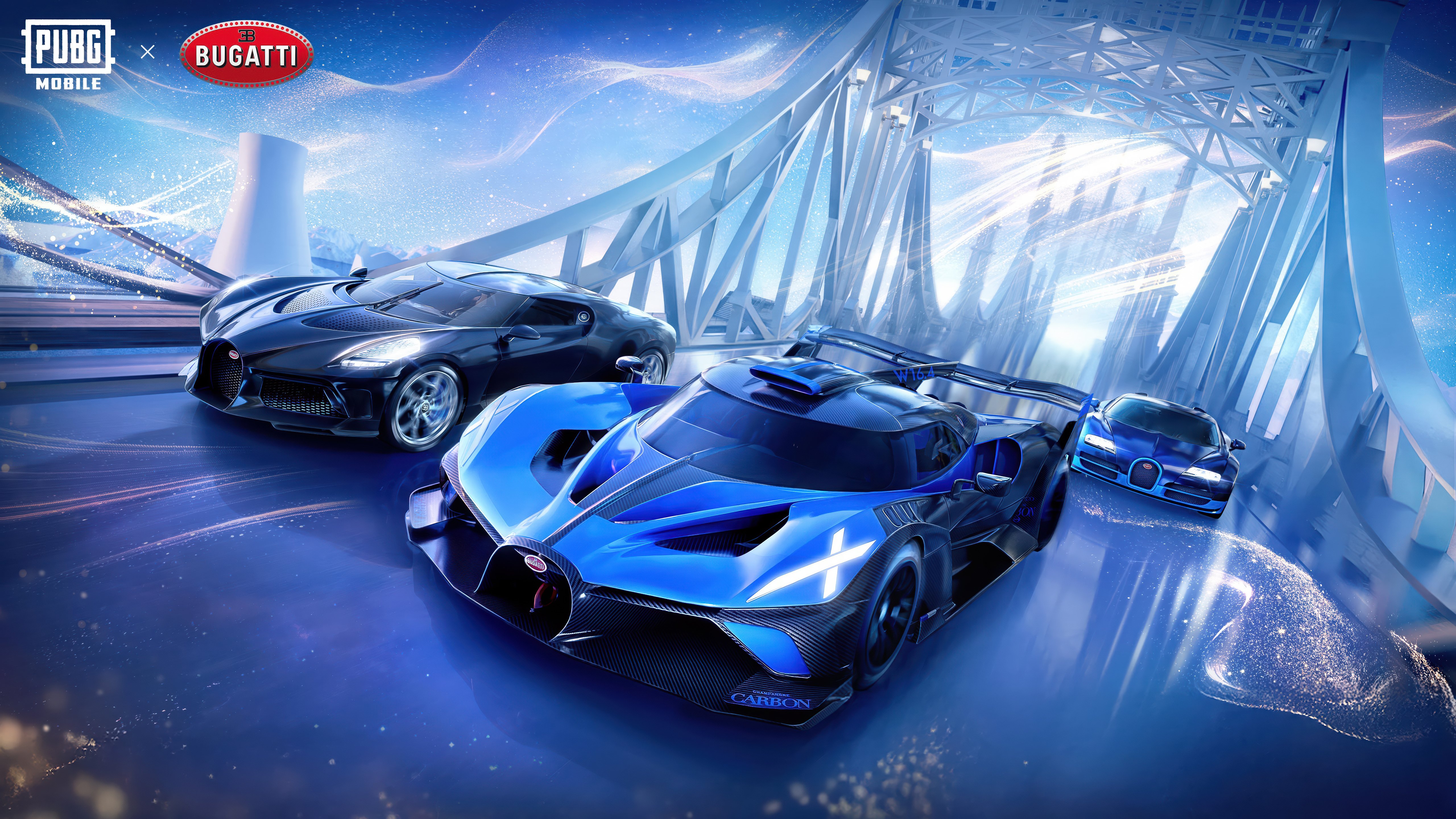 Bugatti Blitz: Racing Legends of PUBG Mobile 4K 5K Wallpaper
