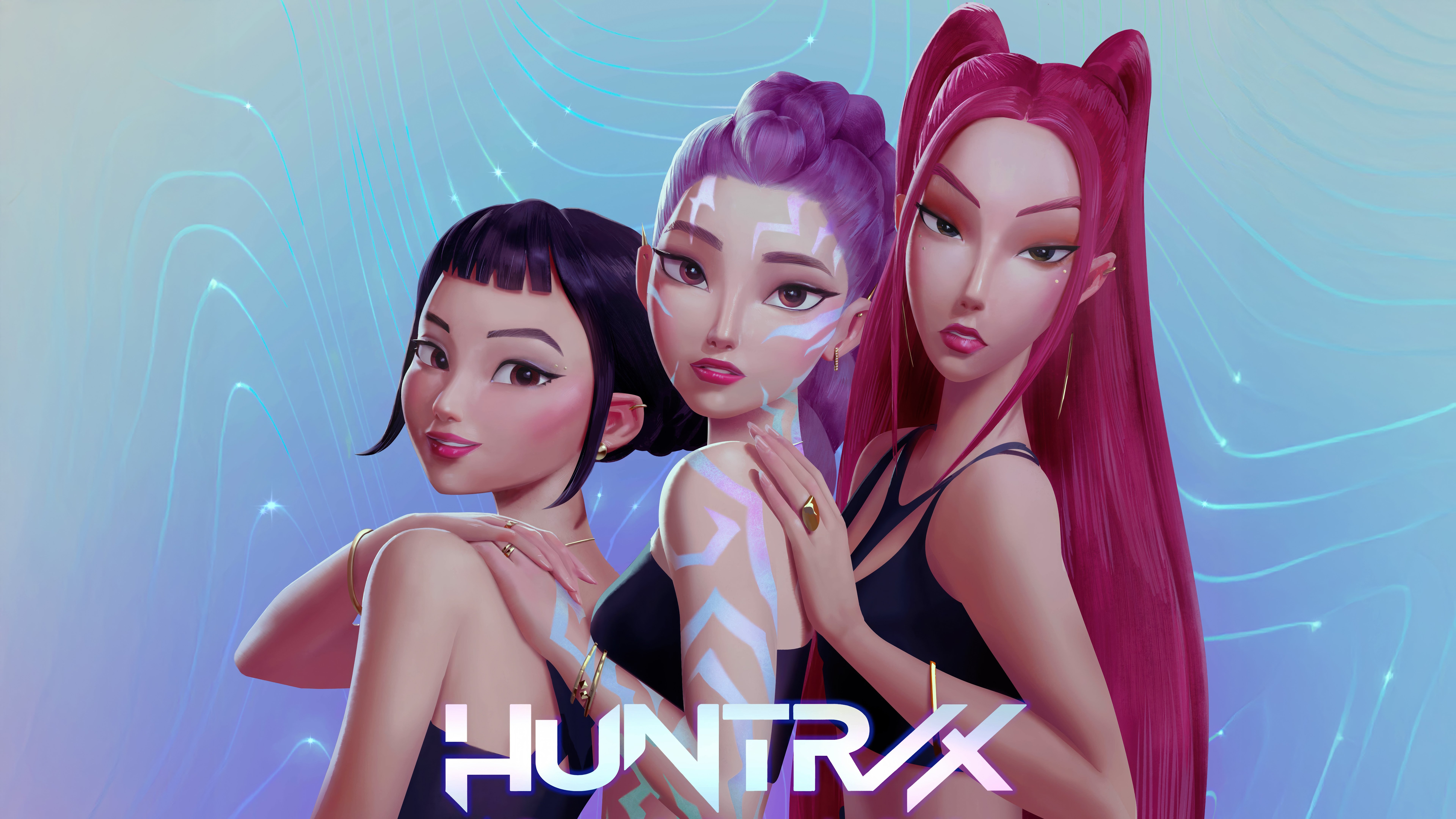 Huntrix: Demon Slayers of K-Pop 4K 5K 8K Wallpaper