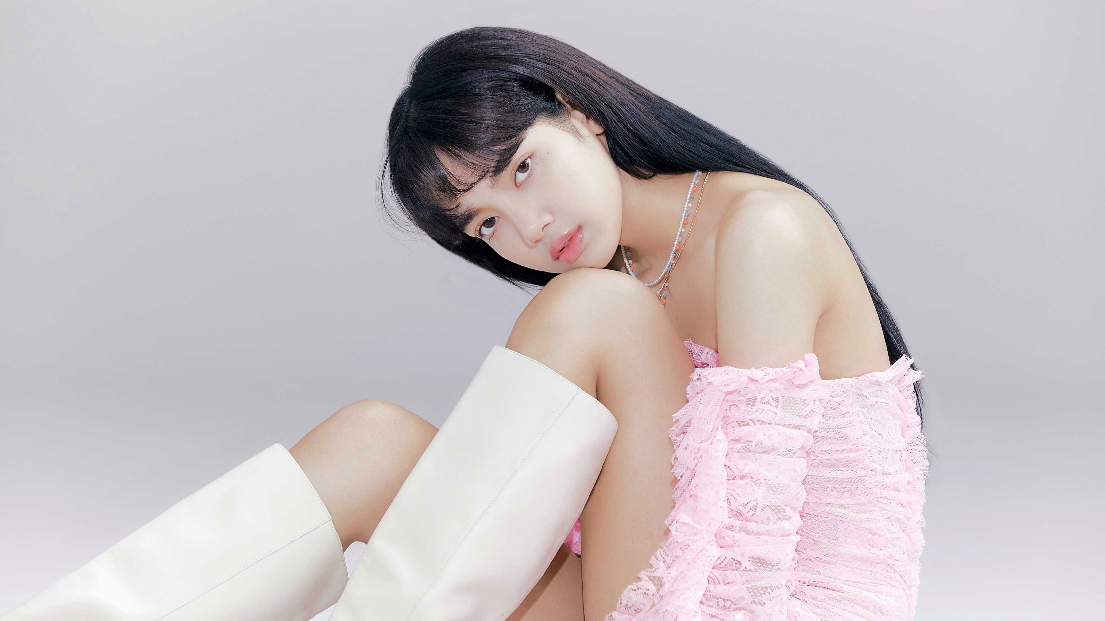 Chic K-pop Star Pose 4K Wallpaper