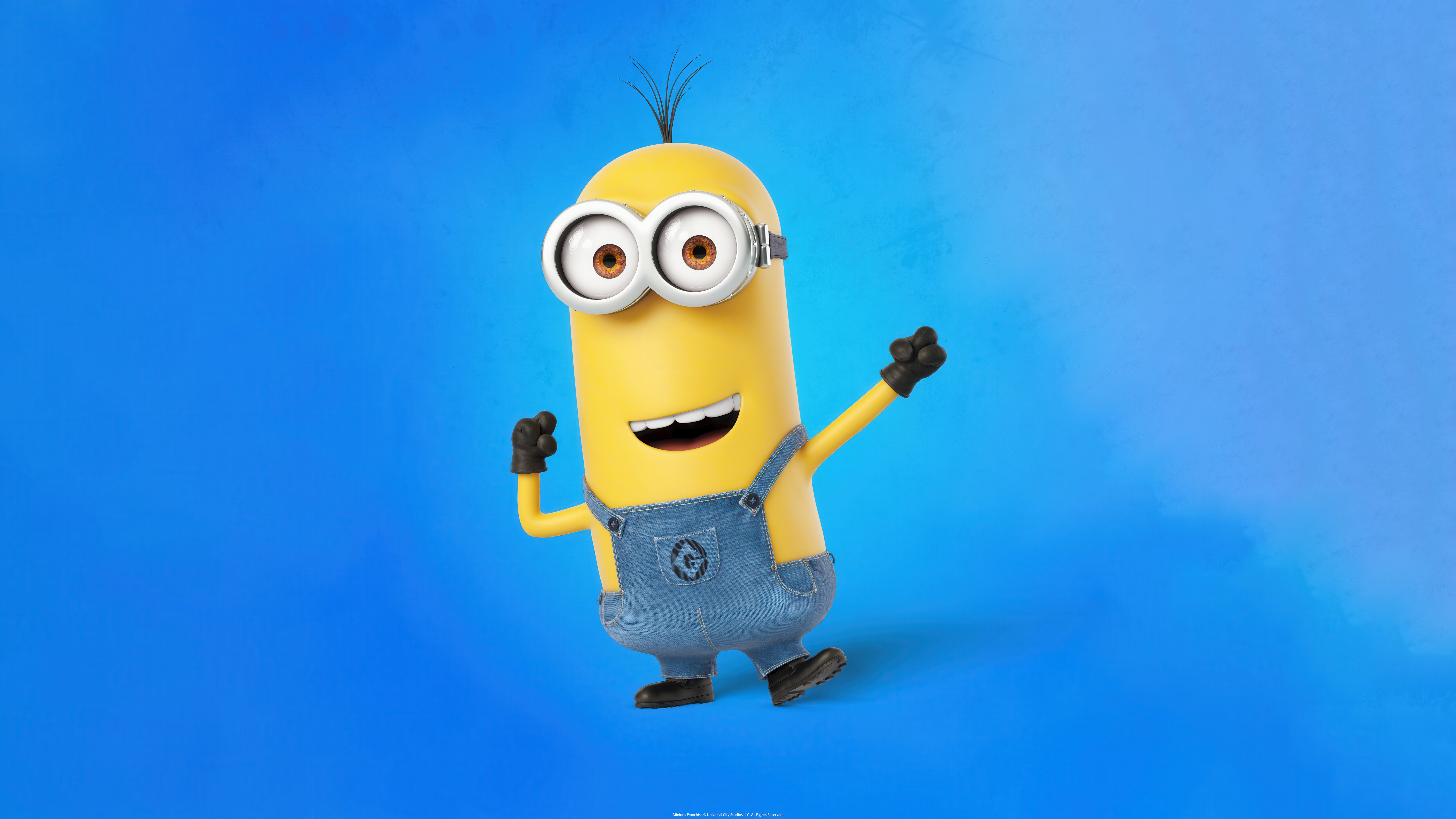 Minion Bob's Epic Blue Adventure 4K 5K 8K Wallpaper